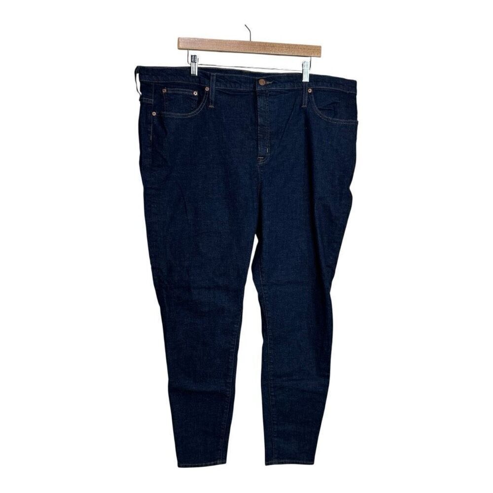 J. Crew Womens 37‎ 9" High Rise Toothpick Jeans Classic Rinse Medium Wash Blue